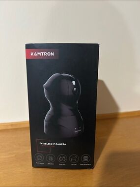 Kamtron Black Wireless IP Security Camera